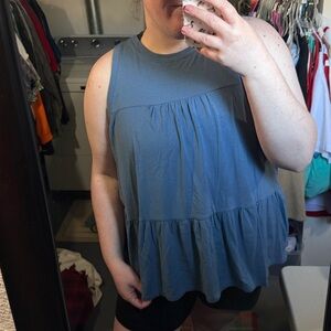 GAP Women's Slate Blue Tank Top